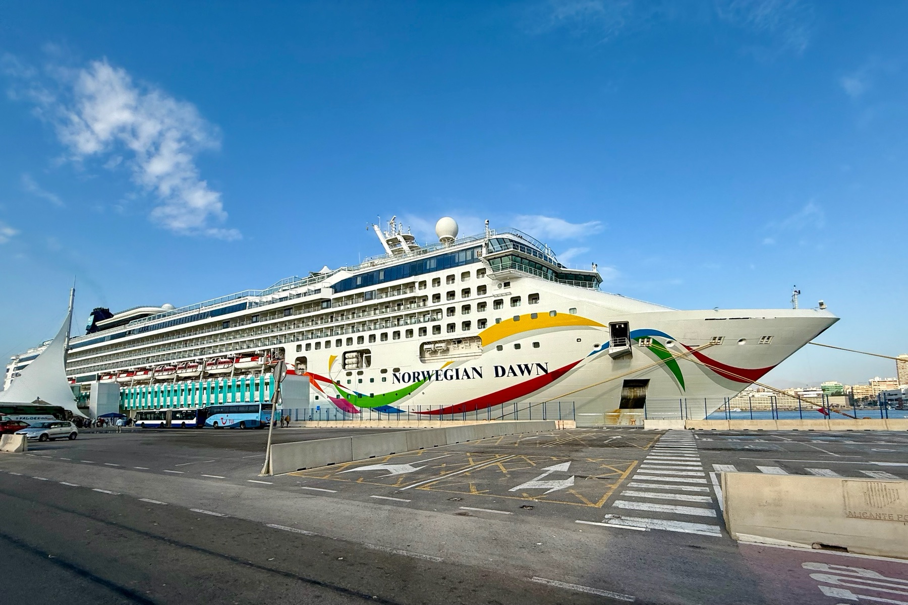 The cruise ship that would be home for the next three weeks