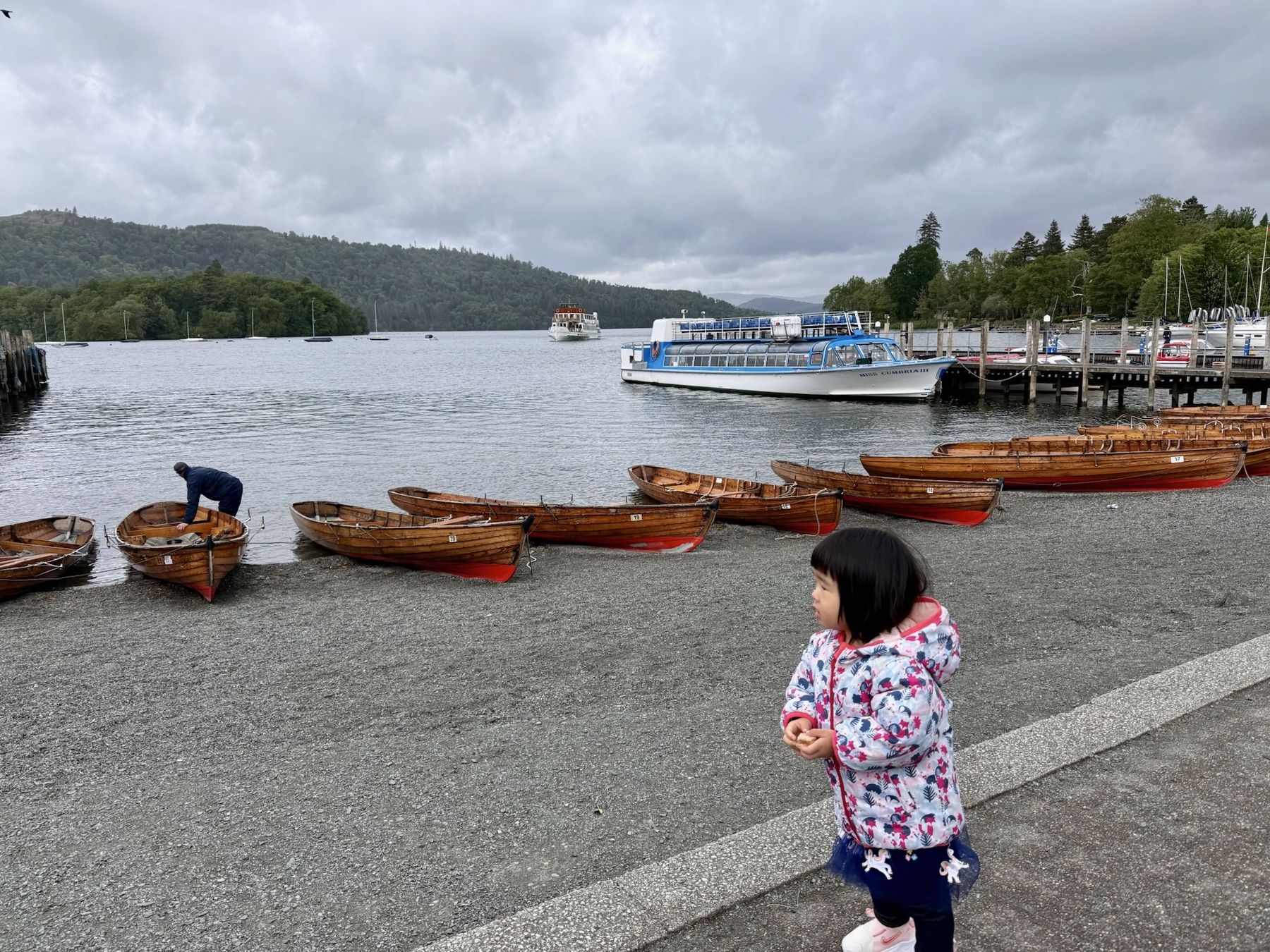The family by Windermere in the Lake District