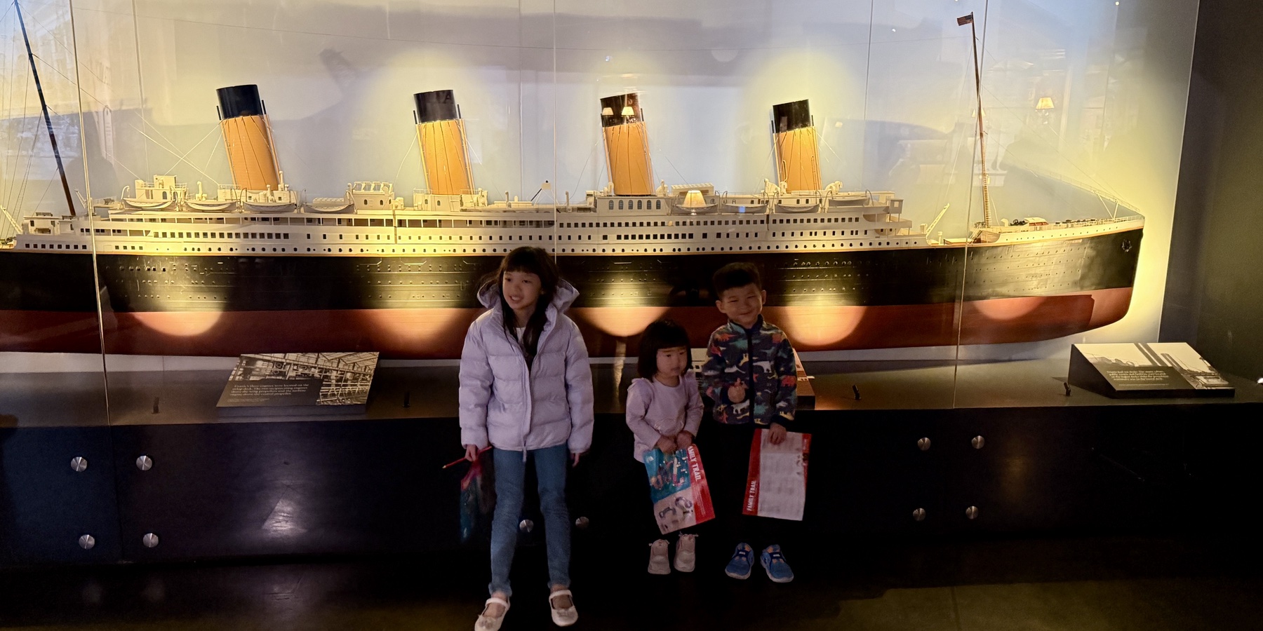 Family at Titanic Belfast