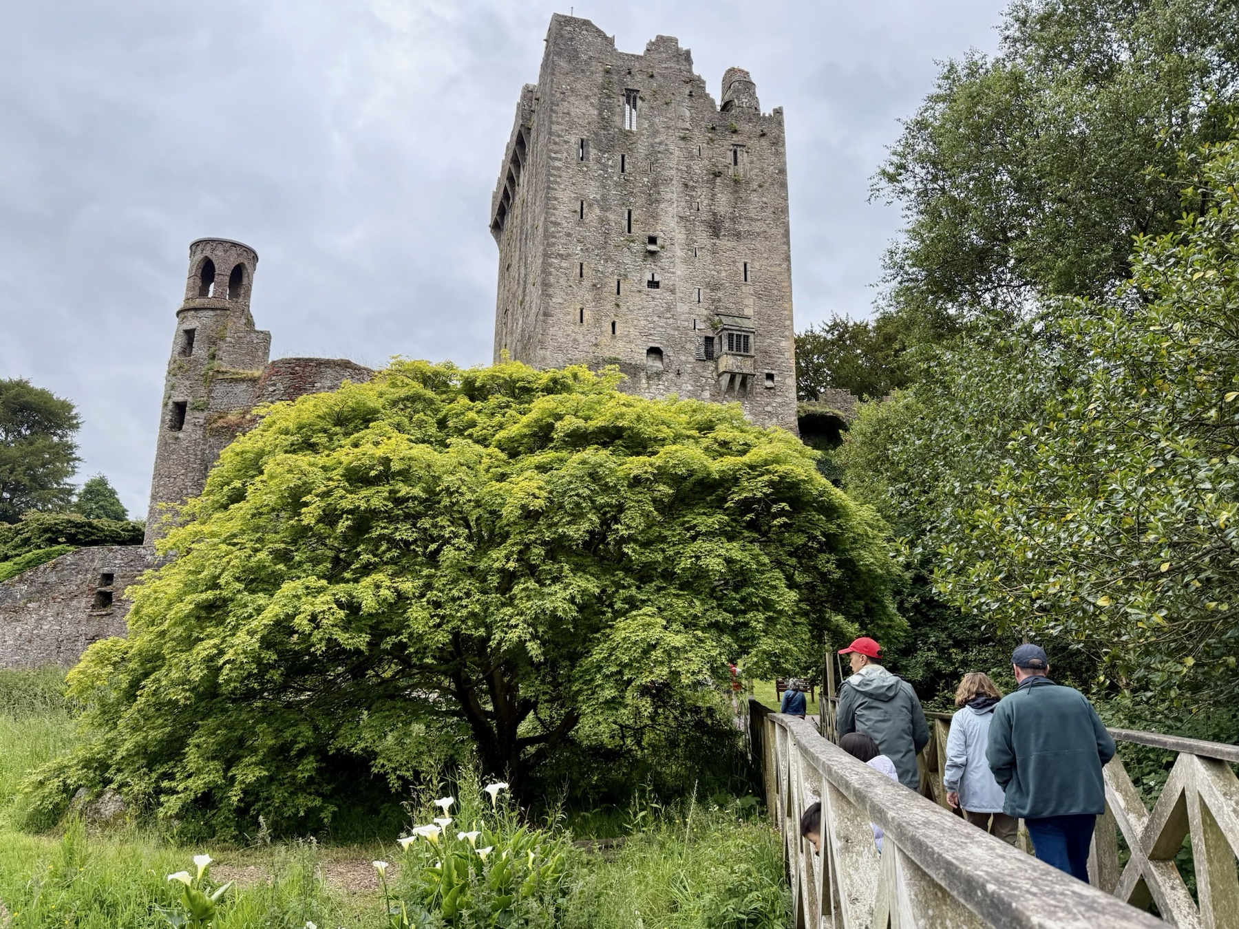 The family at Blarney Castle