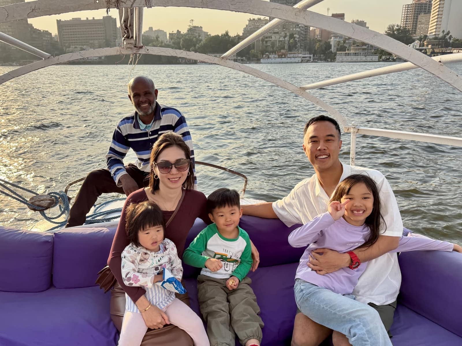 The family beside the Nile