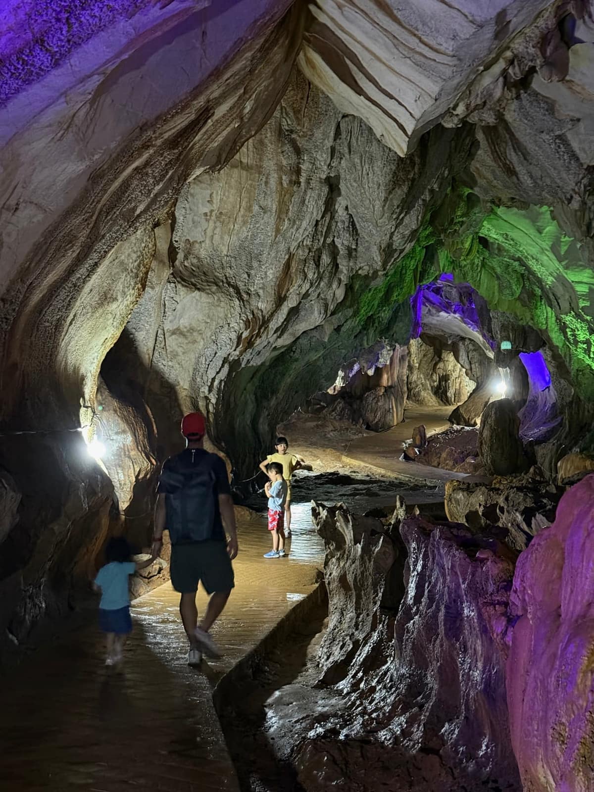 Inside Tham Phu Kham Cave