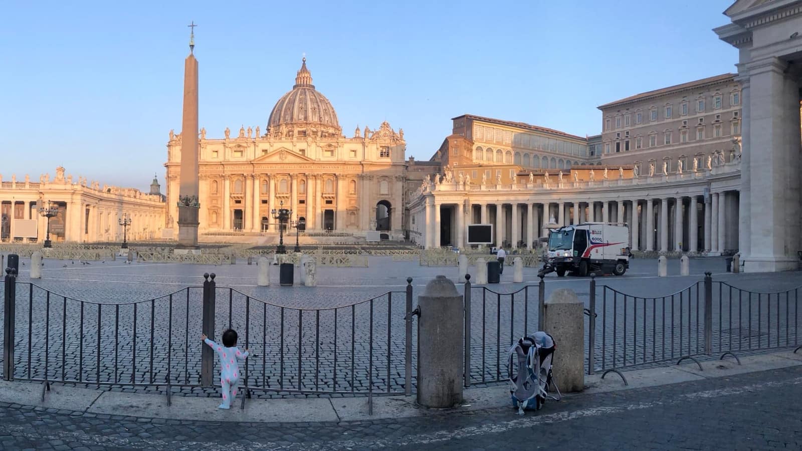The Vatican before the city woke.