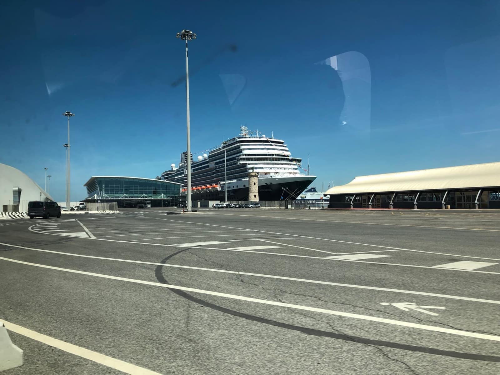 Boarding the Koningsdam.