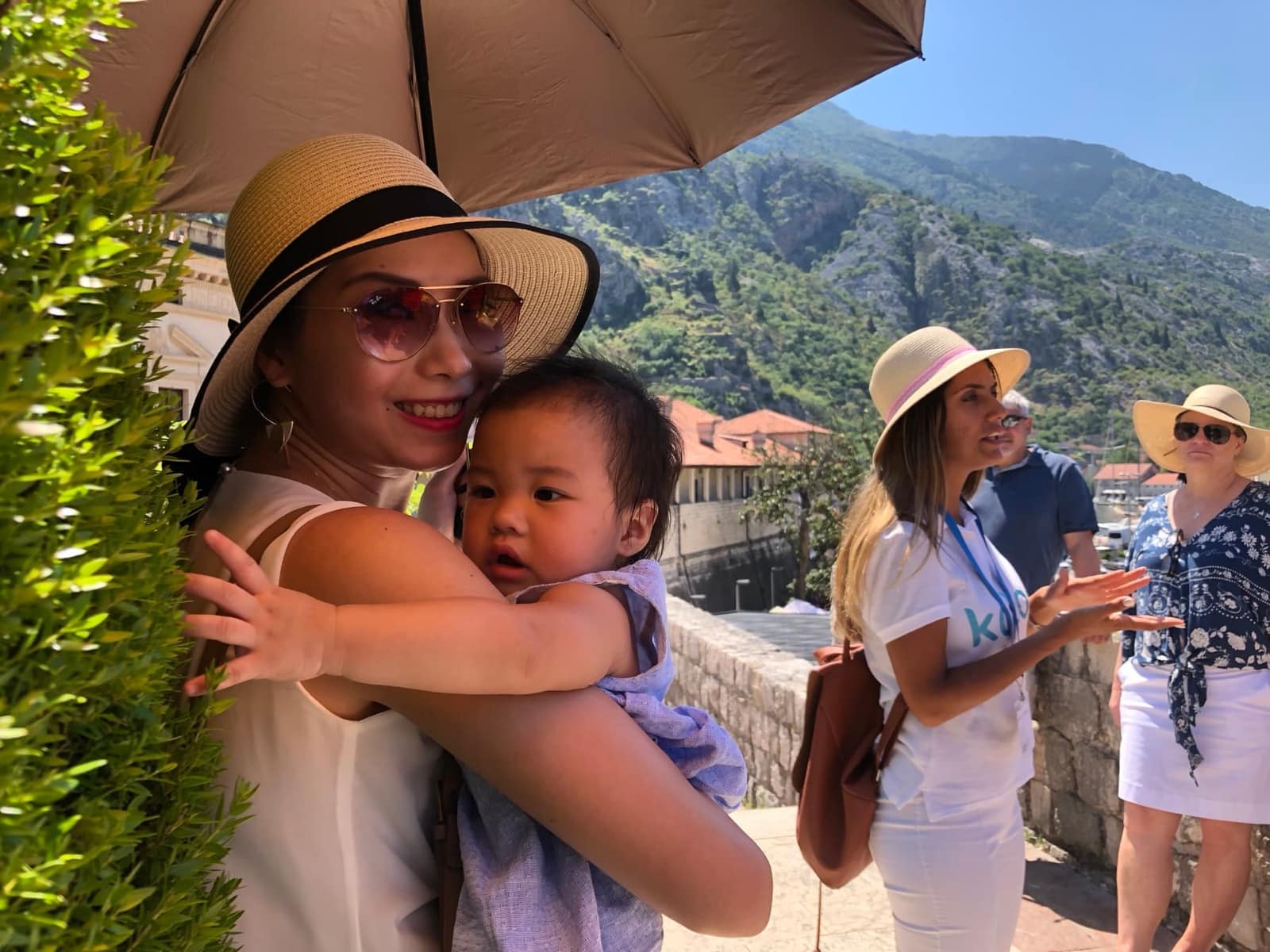 The family on the Adriatic coast