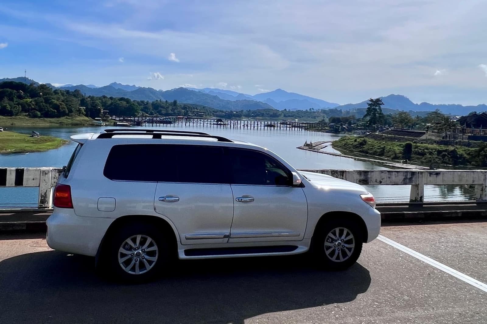 The Land Cruiser on the final return leg